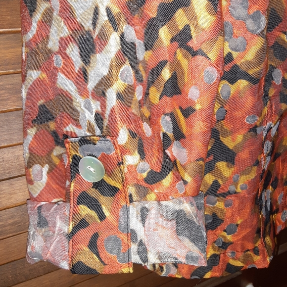 Ruby Rd Colorful Sheer Jacket - Picture 3 of 9